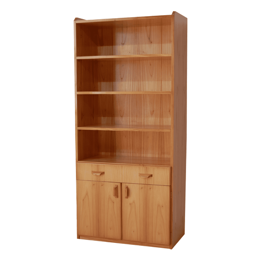 Biblioteca Mirno con puertas y cajón