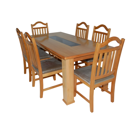 Comedor Milán 1,85 + 6 Sillas Canadienses