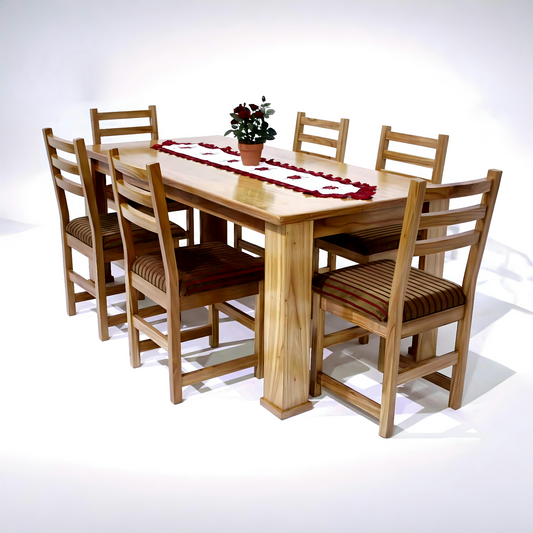 Comedor Milán 1,85 + 6 Sillas Classic