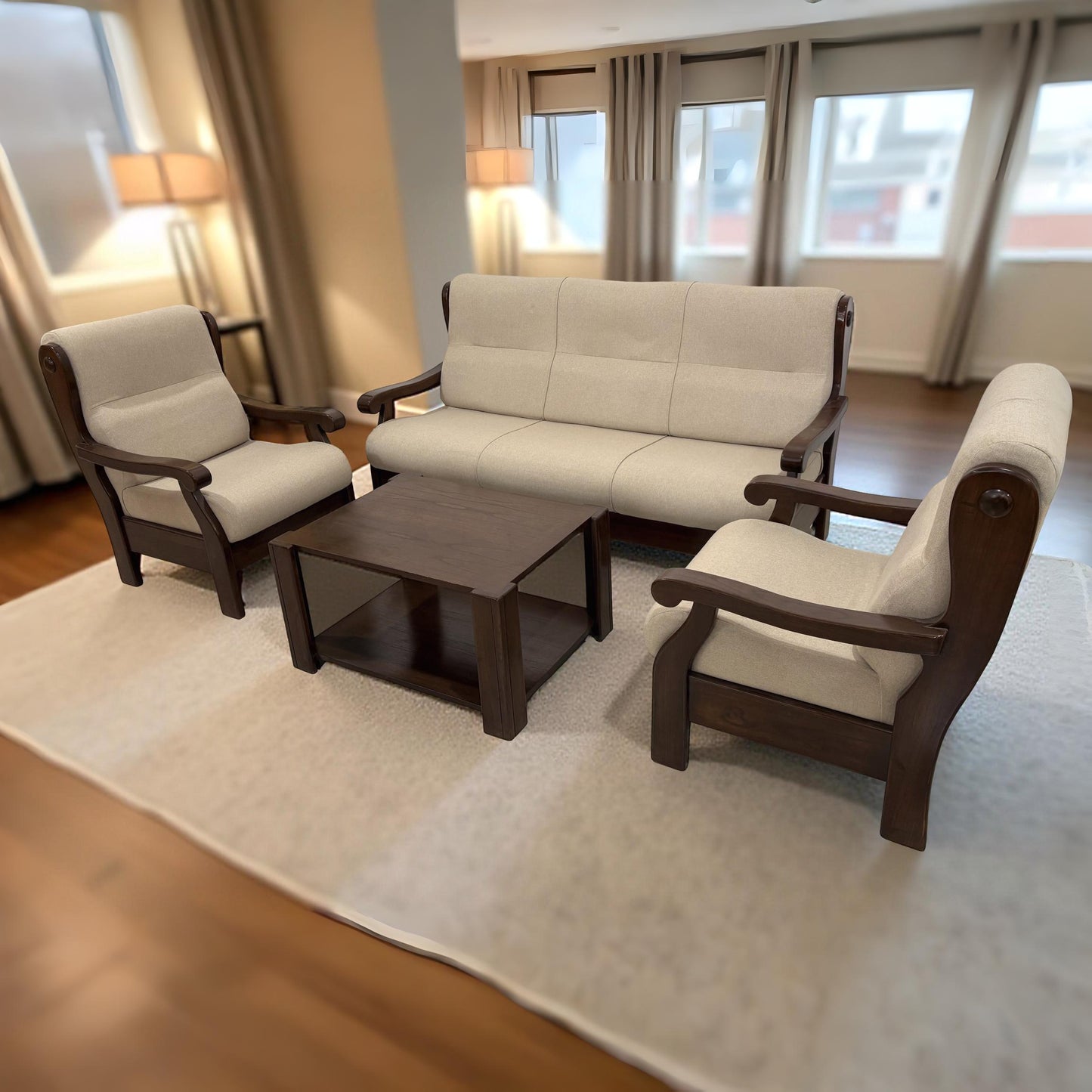 Living Nórdico de 5 cuerpos