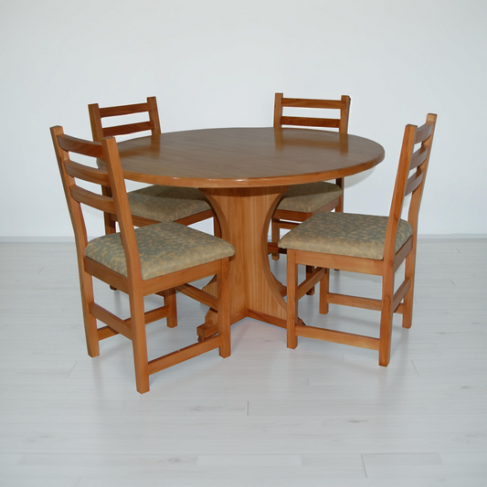Mesa Señorial 1,20 + 4 Sillas Classic