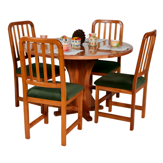 Mesa Señorial 1,20 + 4 Sillas