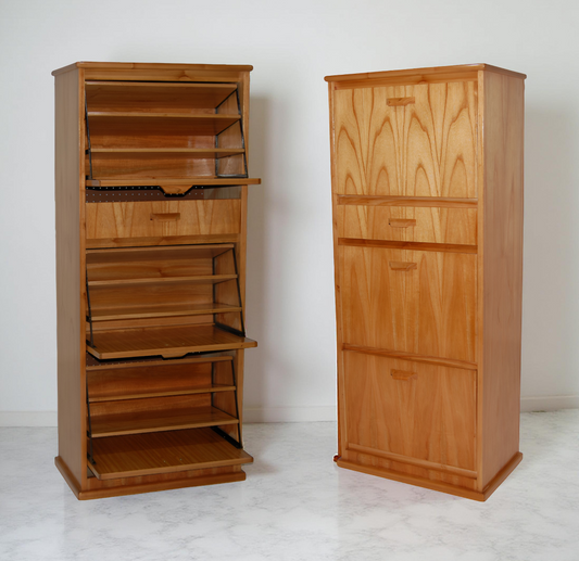 Zapatero Volcable de Mirno con 3 Cajones